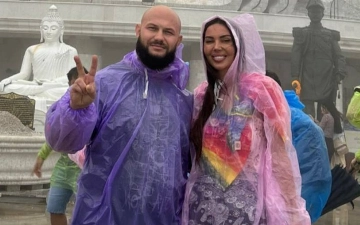 Джиган и Оксана Самойлова попали в ураган