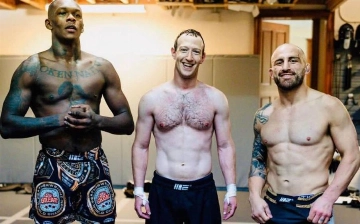 Марк Цукерберг провел тренировку с чемпионами UFC
