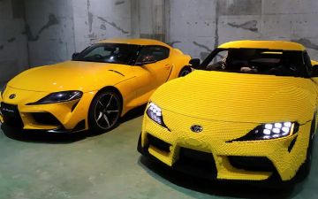 Toyota собрала легендарную модель Supra из деталей Lego