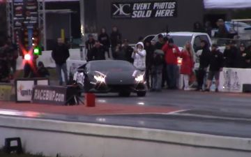Мощнейший Lamborghini Huracan с 1800 лошадками разбился на драг-рейсинге