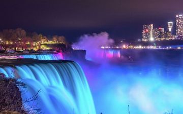 Ниагарский водопад подсветят цветами флага Узбекистана