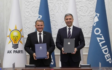 Между УзЛиДеП и Партией справедливости и развития Турции подписан меморандум о сотрудничестве 