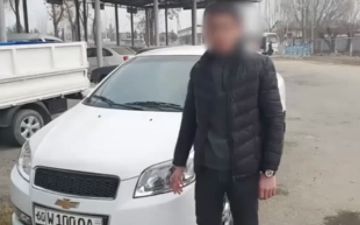 В Андижане привлекли к ответственности тиктокера за езду по встречке