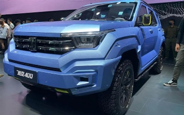 Great Wall тестирует новый рамный внедорожник Tank 400