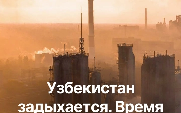 Узбекистан оказался на грани экологической катастрофы. 83% жителей Ташкента живут в условиях опасного для здоровья загрязнения воздуха. Причины — от незаконной вырубки деревьев до сжигания угля, мазута и шин. 