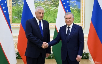 Шавкат Мирзиёев принял главу МВД России