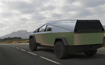 Из Tesla Cybertruck сделали дом на колесах