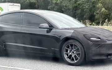 Фотошпионы показали снимки обновленной Tesla Model 3