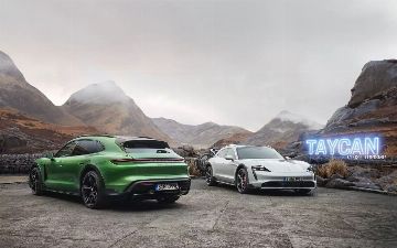 Porsche Taycan преобразуется в купе и кабриолет