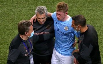 Кевину Де Брюйне сломали нос в финале Лиги чемпионов