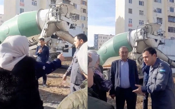 Компания сына замхокима Алмазара снесла детскую площадку, жители были против – видео