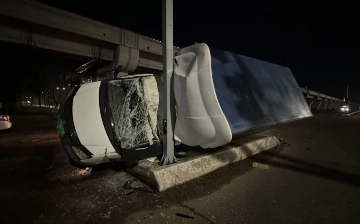 В Ташкенте столкнулись Spark и «Газель», есть пострадавшие