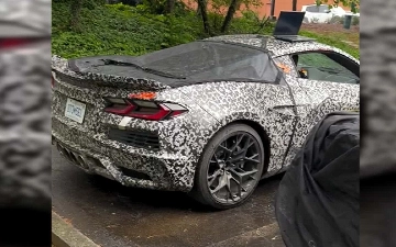 Самый мощный Corvette заметили на дорожных тестах