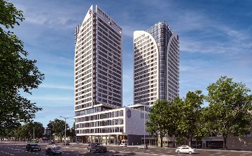 Modera Towers: многофункциональный 24-этажный комплекс с офисными помещениями и квартирами от 24 м²