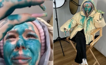 Муж Инстасамки признался, что они облили певицу зеленкой ради хайпа