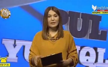 Телеведущая канала Yoshlar потеряла сознание в прямом эфире - видео