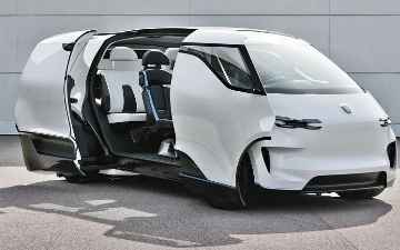 Porsche презентует необычный трехрядный электрический кроссовер