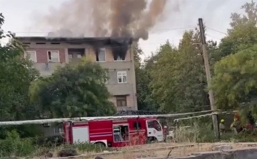 В одной из многоэтажек Ташкента вспыхнул пожар, есть погибший — видео