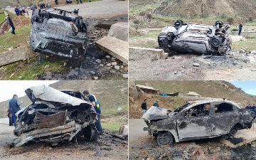 В Сурхандарье женщина без прав не справилась с управлением и врезалась в бетонное ограждение, трое погибших