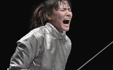 Фехтовальщица Зайнаб Дайибекова стала чемпионкой Азии