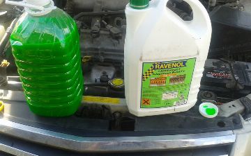 Как правильно смешивать антифриз?