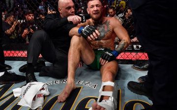 Конор Макгрегор вернулся к тренировкам после перелома ноги