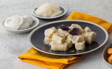 Рецепт ленивых вареников с травами